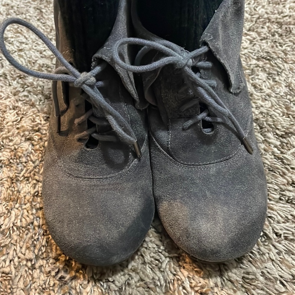 Grey booties